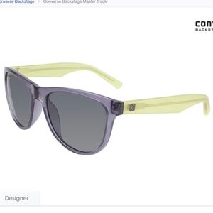 Vintage Master Track Converse Backstage Sunglasses Frames In Dark Grey & Yellow